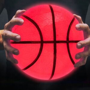 LED Basketball Light Up Bright Streetball Classic Size 7 Luminous Basketball Glowing for Birthday Gift