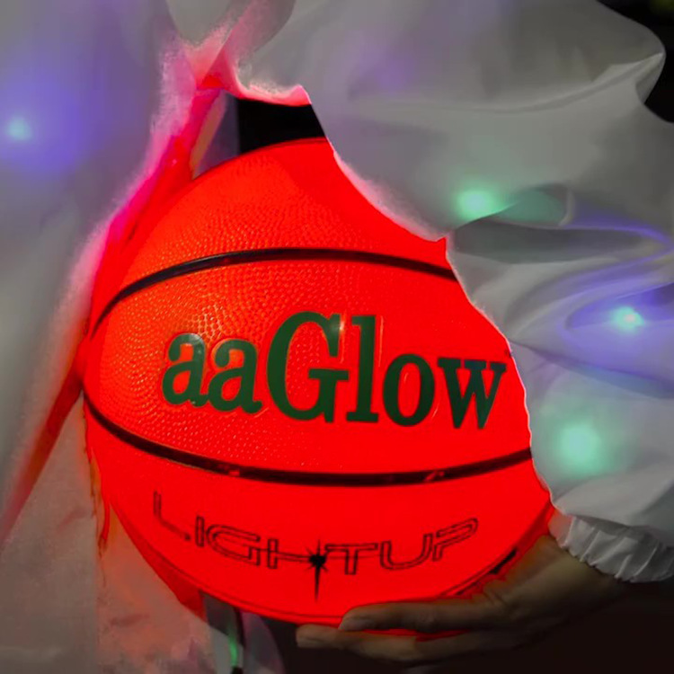 LED Basketball Light Up Bright Streetball Classic Size 7 Luminous Basketball Glowing for Birthday Gift - Image 6