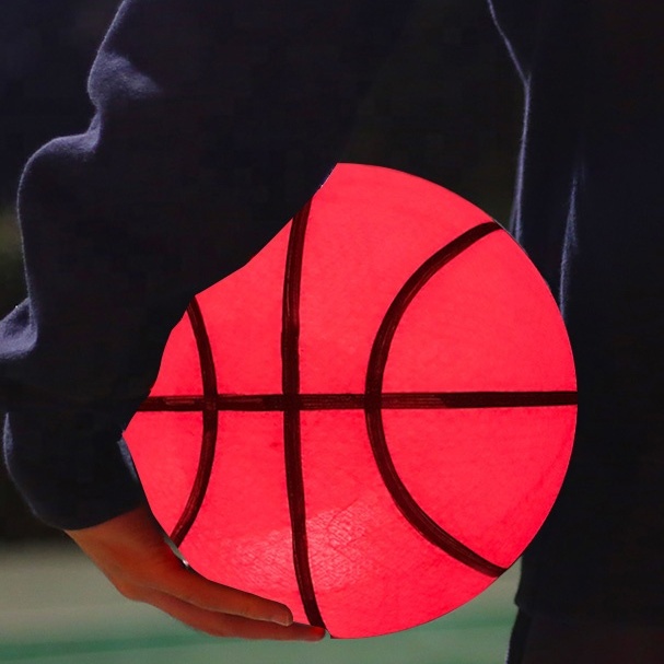 LED Basketball Light Up Bright Streetball Classic Size 7 Luminous Basketball Glowing for Birthday Gift - Image 5